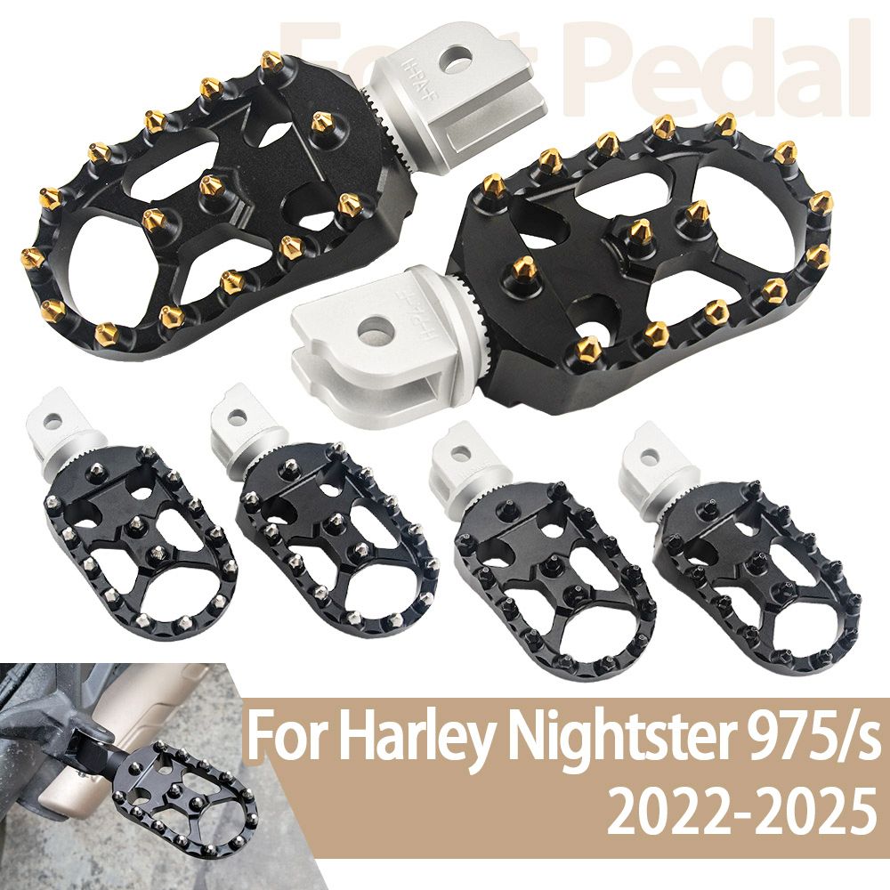 ハーレーナイトスター975/S 2022-2025 用 360度調整可能フットレスト