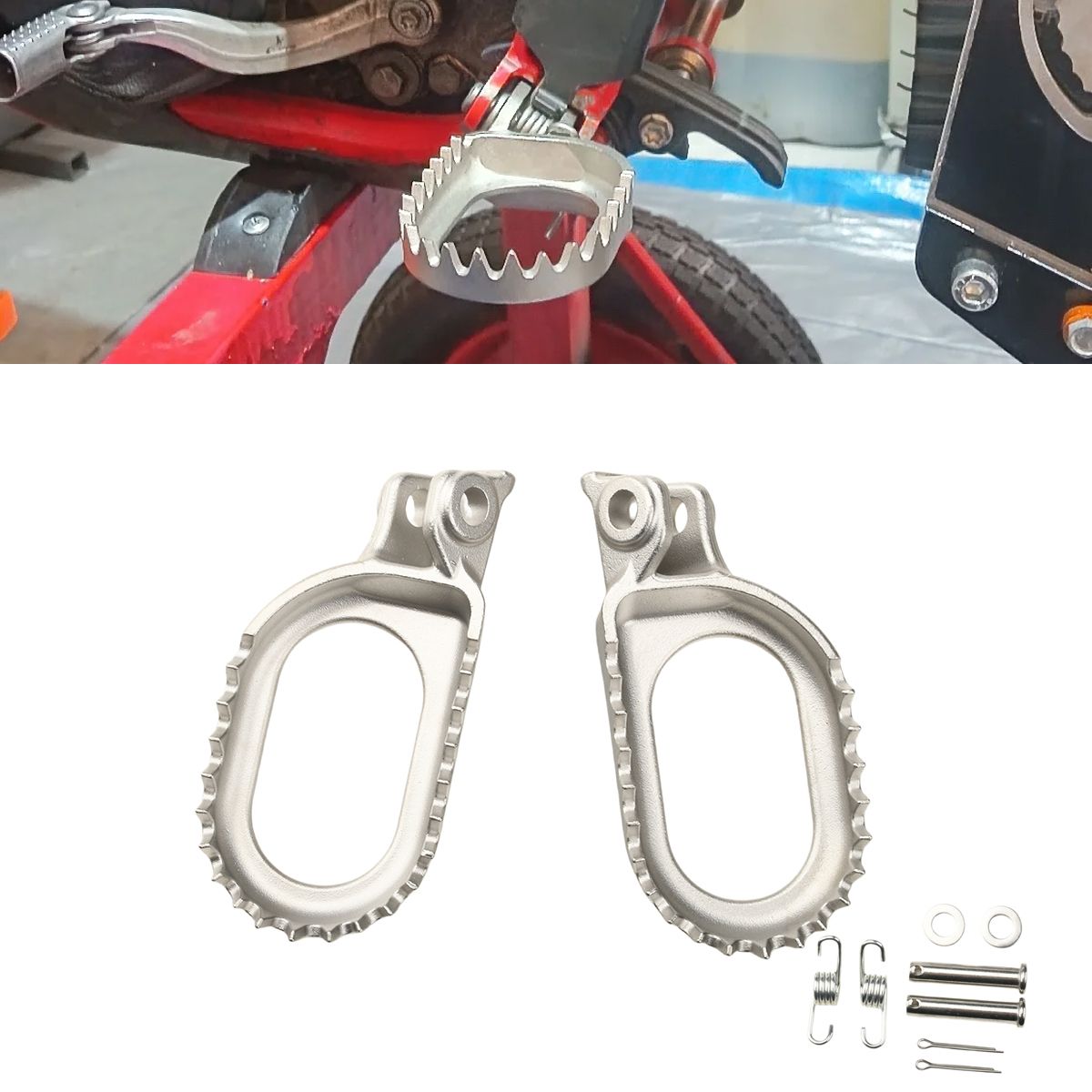 ハスクバーナ TC65/TC85/TC125/TC250/FC250/FC350/FC450/FS450/701 エンデューロ用 フットレスト