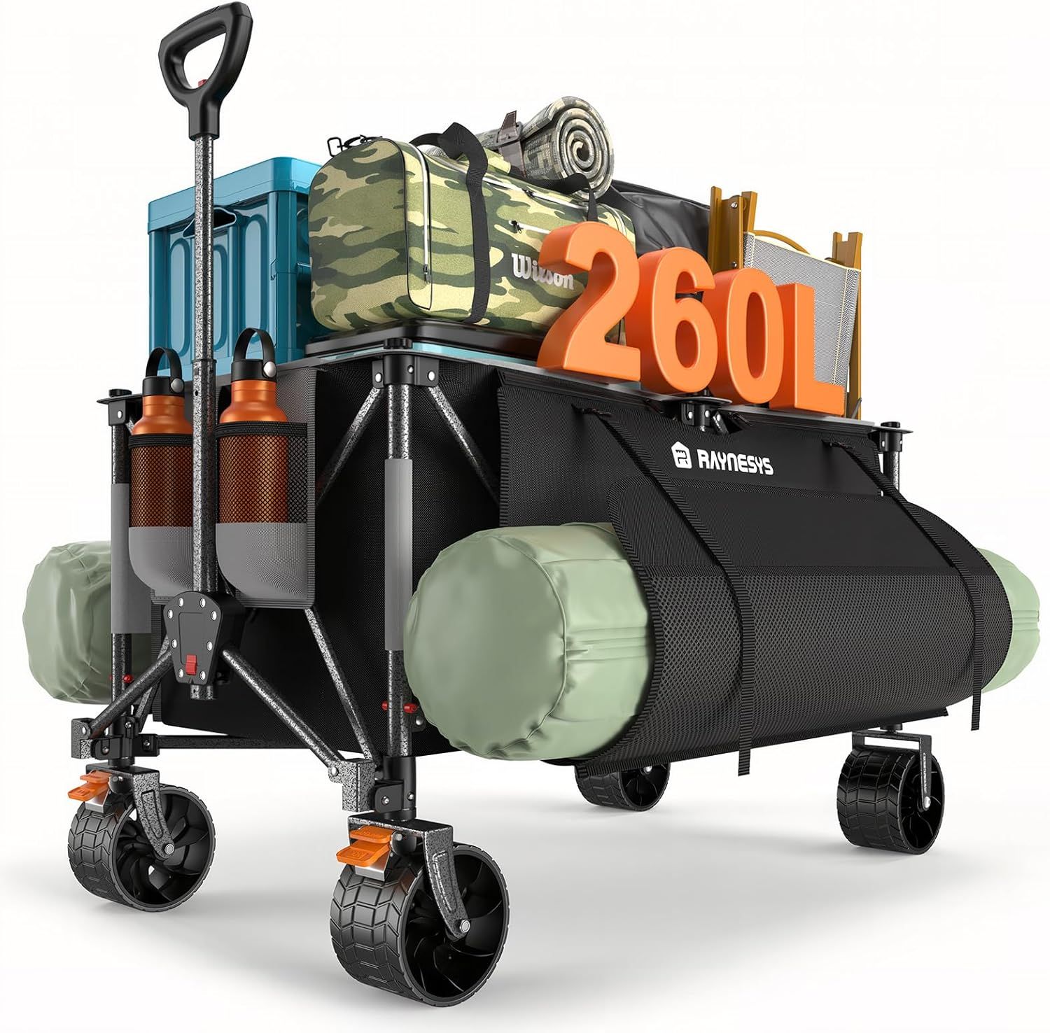 ＊バルさん専用　Raynesysキャリーワゴン 特大容量260L Raynesys キャリーワゴン 特大容量260L 高耐荷重200kg 【長物対応