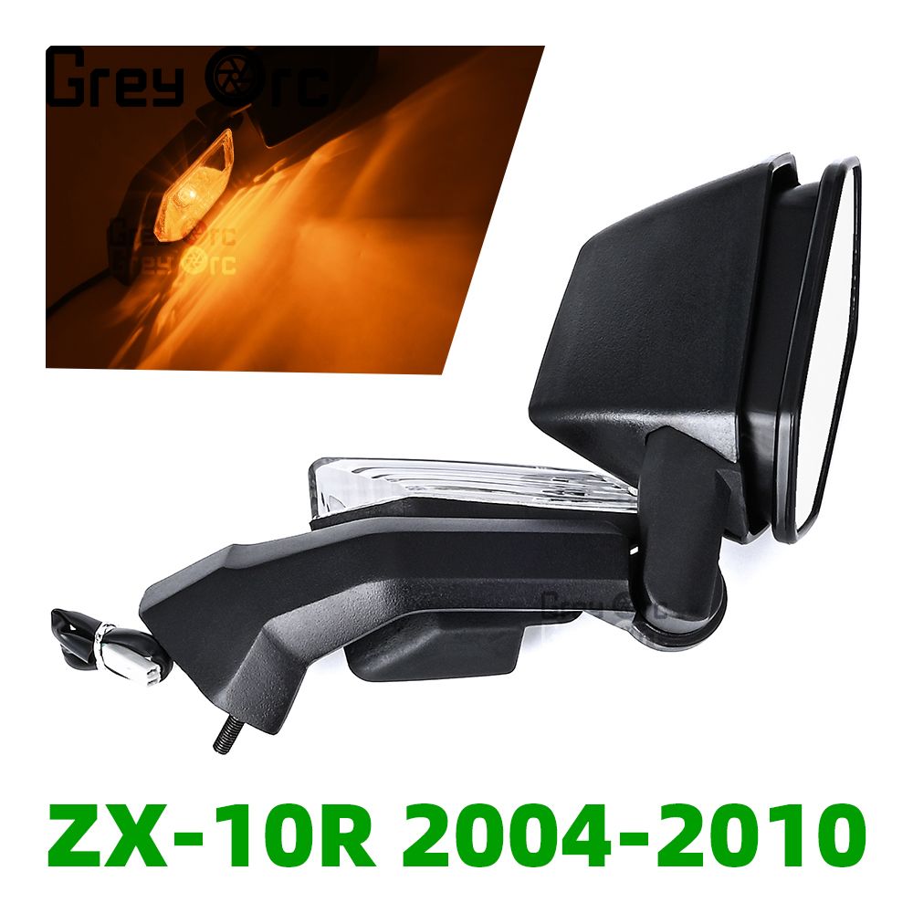 カワサキ ZX-6R 2005-2008 / ZX-10R 2004-2010 用 バックミラー