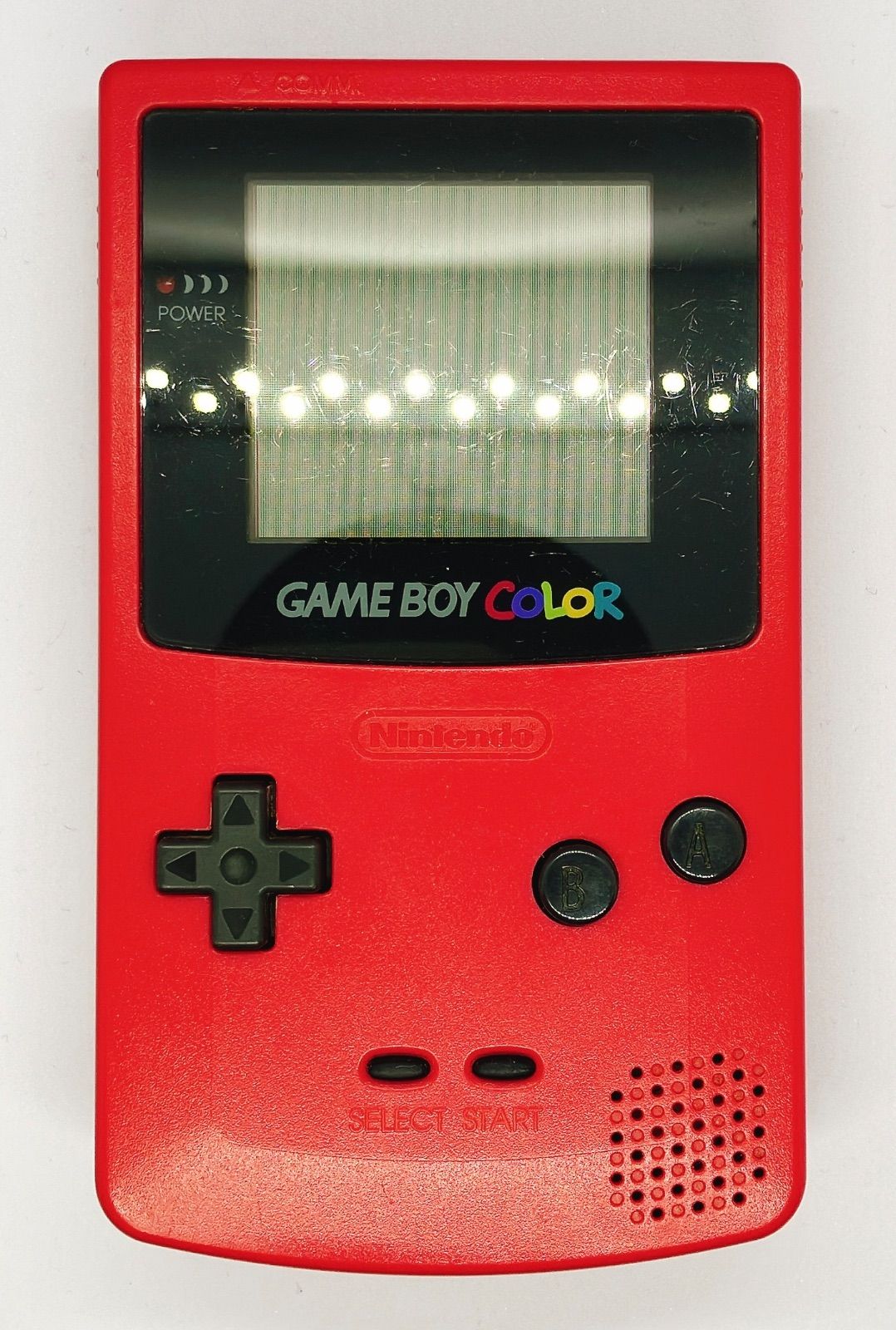 任天堂 ゲームボーイカラー レッド CGB-001 本体 動作確認済み 電池蓋