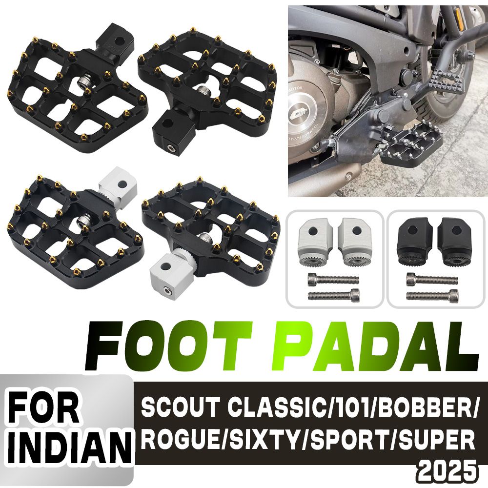インディアン スカウト 101/スポーツ スカウト/スーパー スカウト 用 2025 ワイドフットペグ