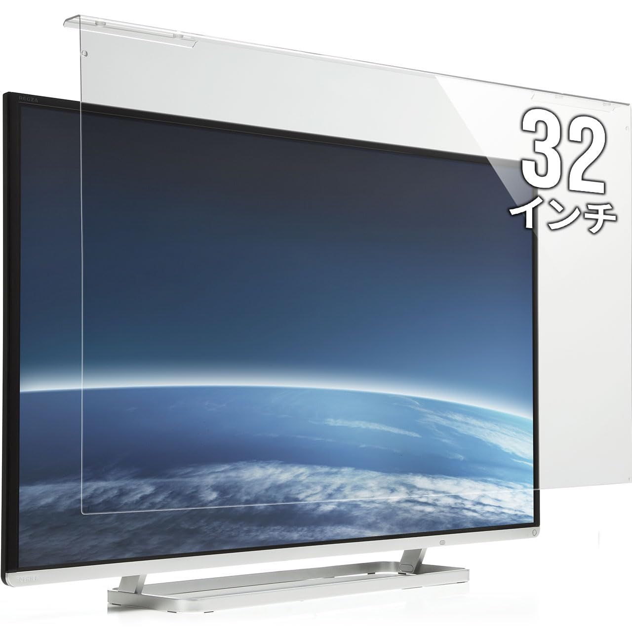 N★サンワダイレクト 液晶テレビ保護パネル 32インチ 対応 アクリル製 テレビカバー クリア 200-CRT012 adcde1e6