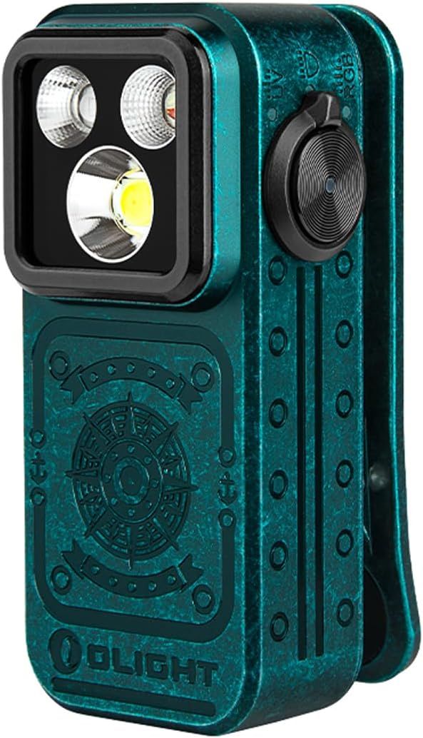 OLIGHT(オーライト) Oclip Pro S ledライト クリップライト ランニング 懐中電灯 小型 5つの光源 600ルーメン 軽量 USB-C充電式 アウトドア 登山 犬散歩