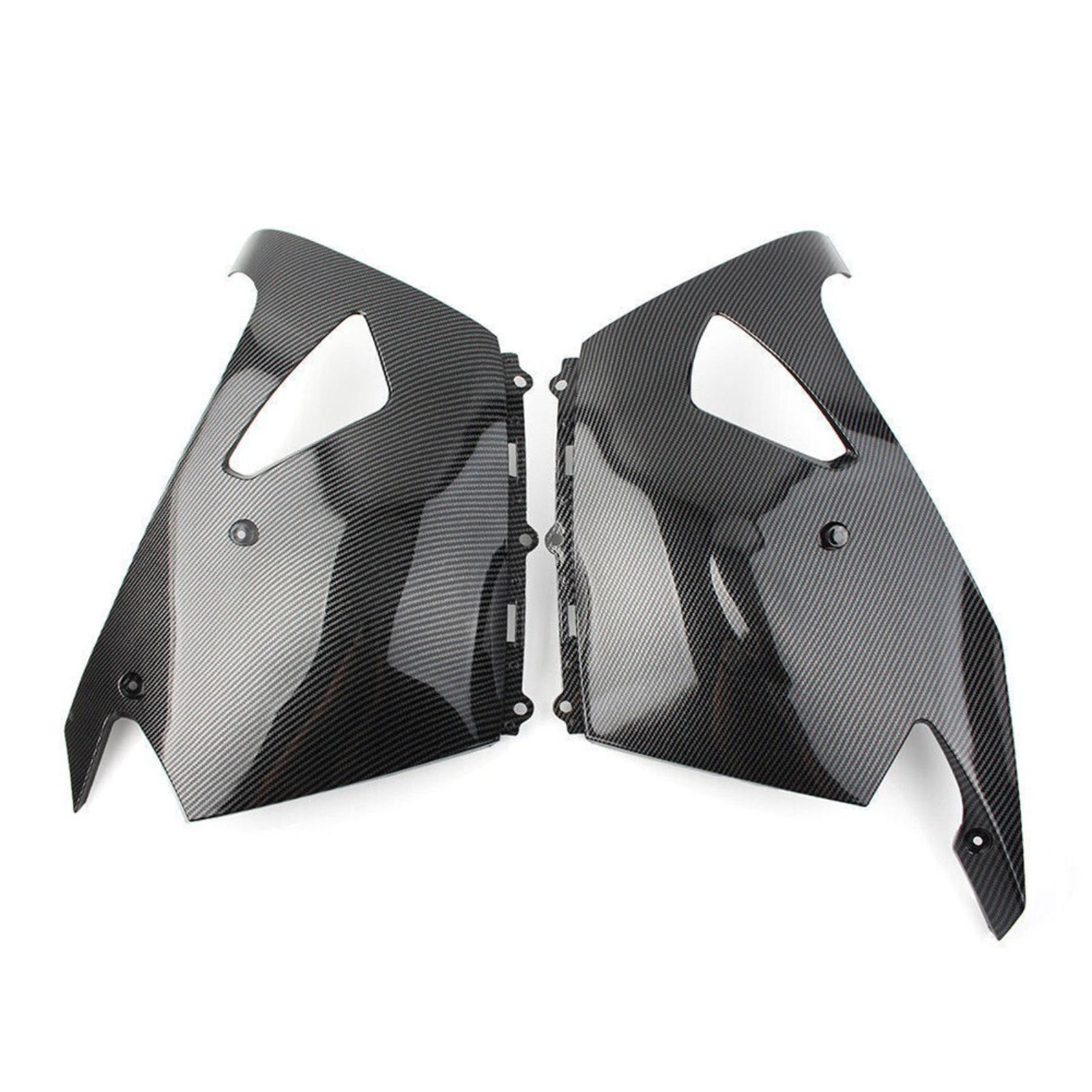 カワサキ ZX-14R 2006-2020 用 改造カーボン柄 ロアベリーパンフェアリング