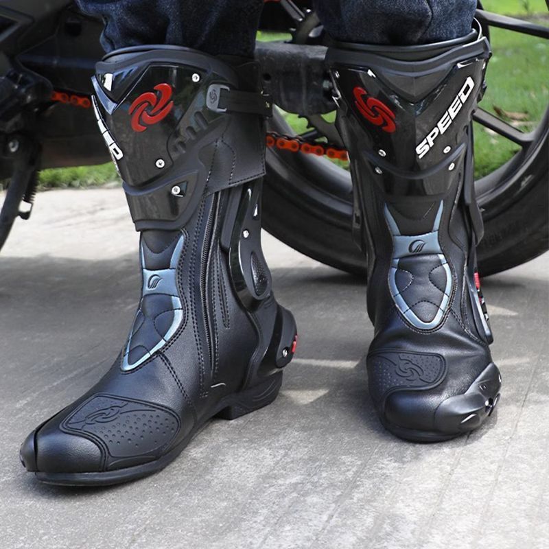 メンズバイクレーシング防水オフロードブーツ 四季対応