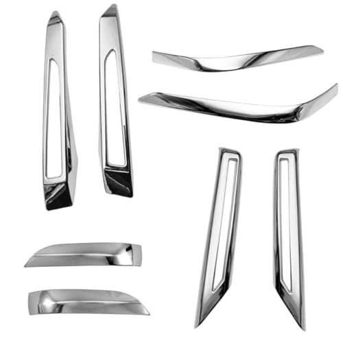 N◆【Tobavite】ダイハツ・タント カスタムに対応 (For TANTO CUSTOM) 4代目 後期 2022年~ 鏡面仕上げシルバー 前後フォグリング カバー フロント アンダー サイド モール ドアミラー サイドミラー トリム ガ 81fa2d25