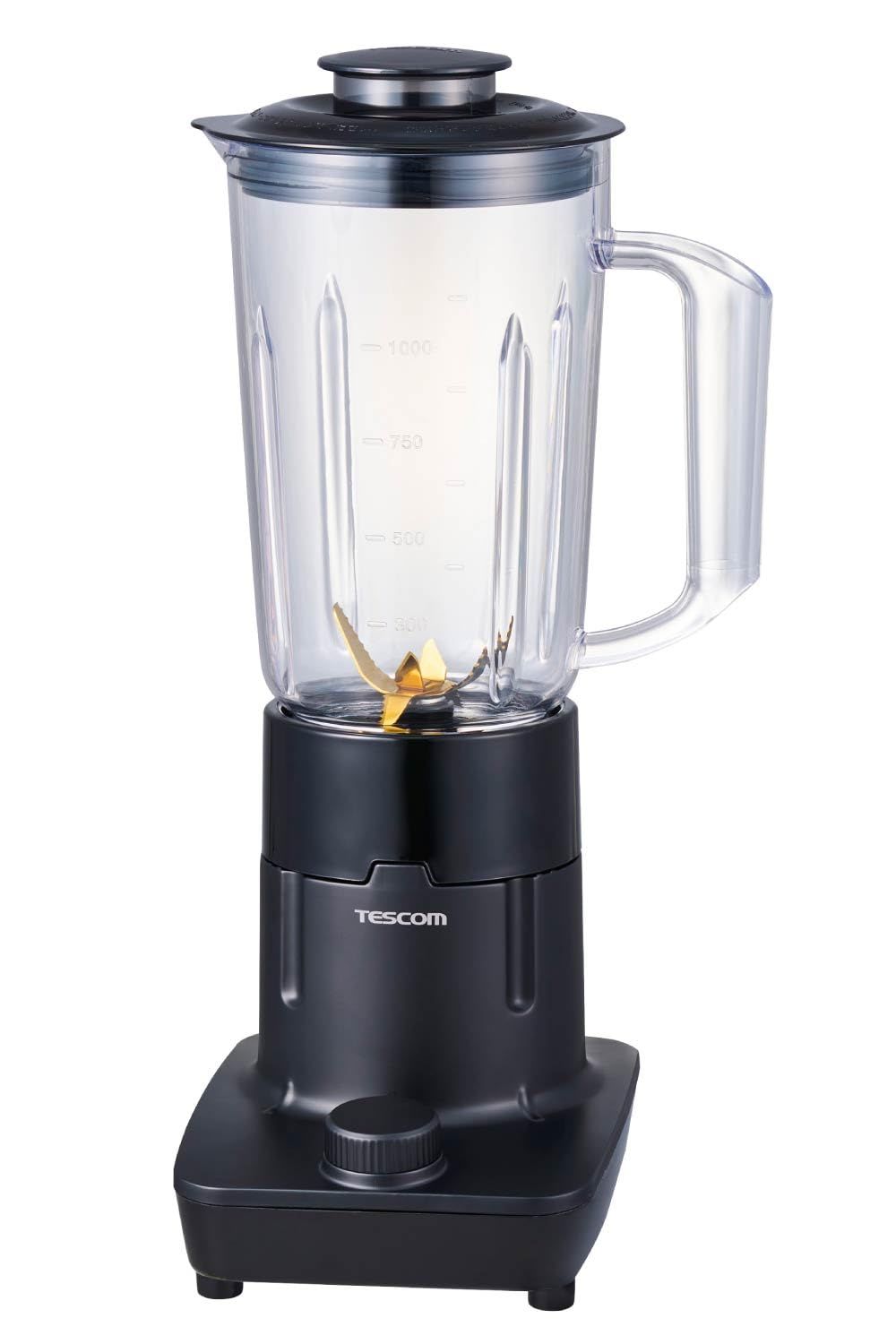 テスコム ミキサー ジュースミキサー トライタン製ボトル 1000ml ダイヤルスイッチ 誤作動防止 洗いやすい コード長1m ブラック TMX40A-K★