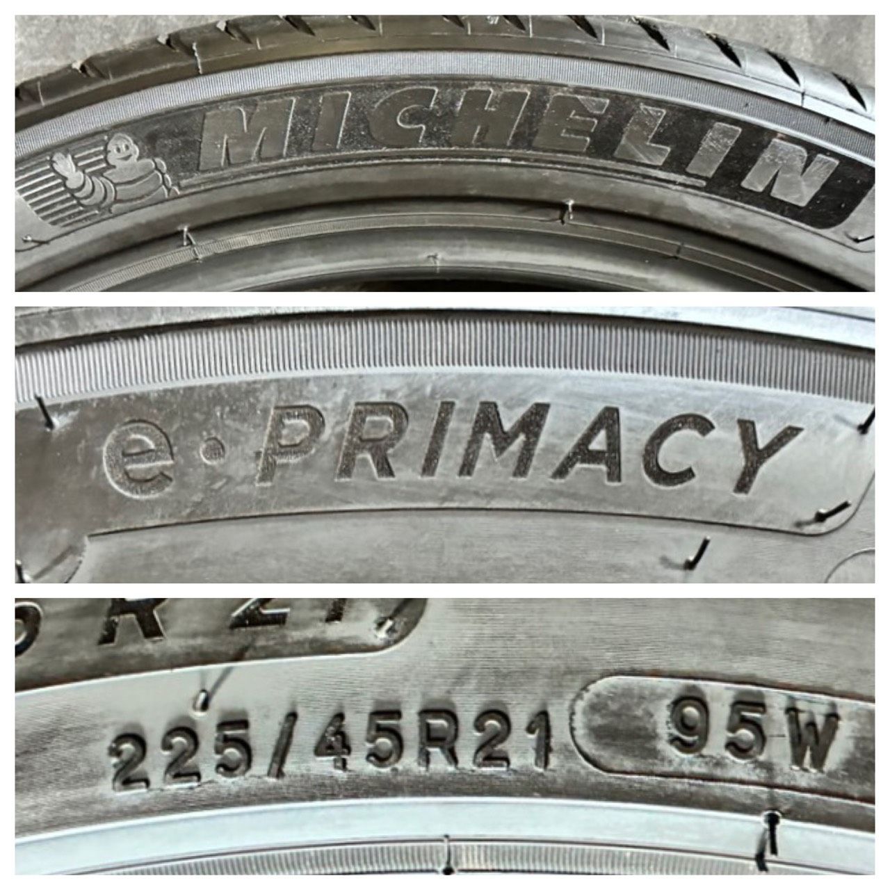 2024年製/2023年製 約6.3～8分山 ミシュラン MICHELIN プライマシー e