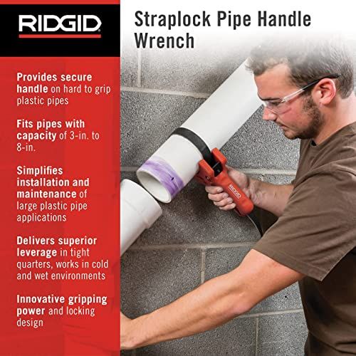 RIDGIDリジッド パイプハンドル 42478 ベルトレンチ★m e413d6bf