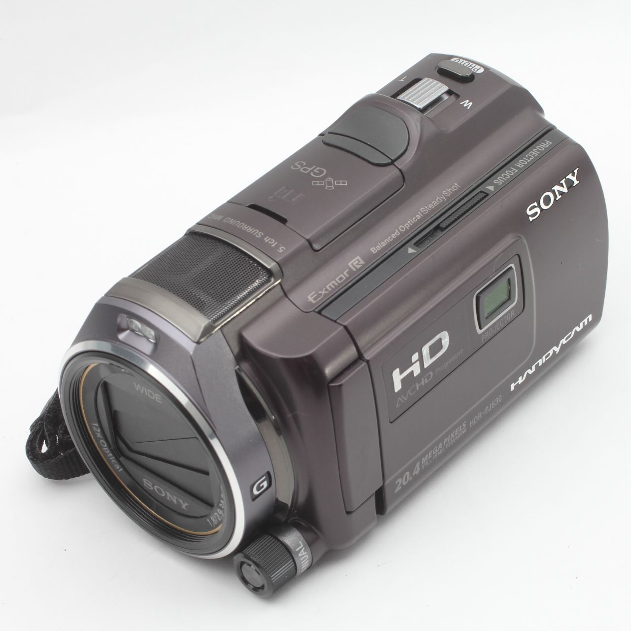 SONY HDR-PJ630V-T ボルドーブラウン - メルカリ
