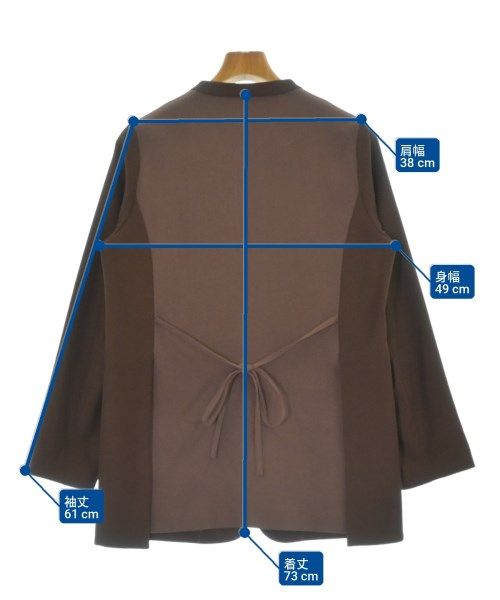 Drawing Numbers ノーカラージャケット レディース 【古着】【中古