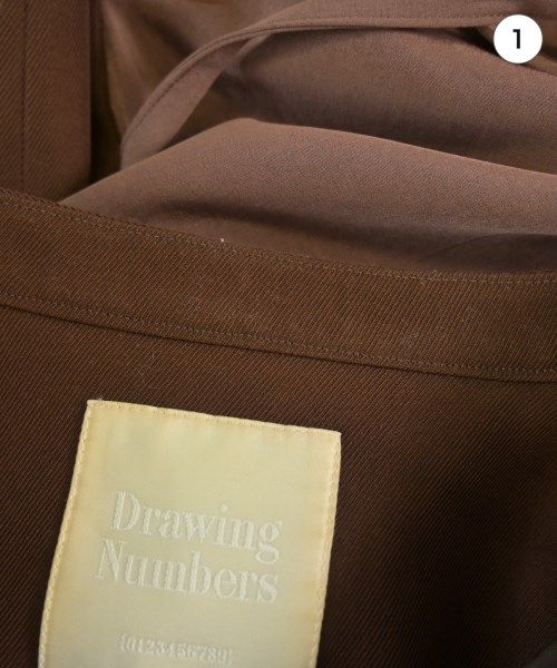 Drawing Numbers ノーカラージャケット レディース 【古着】【中古