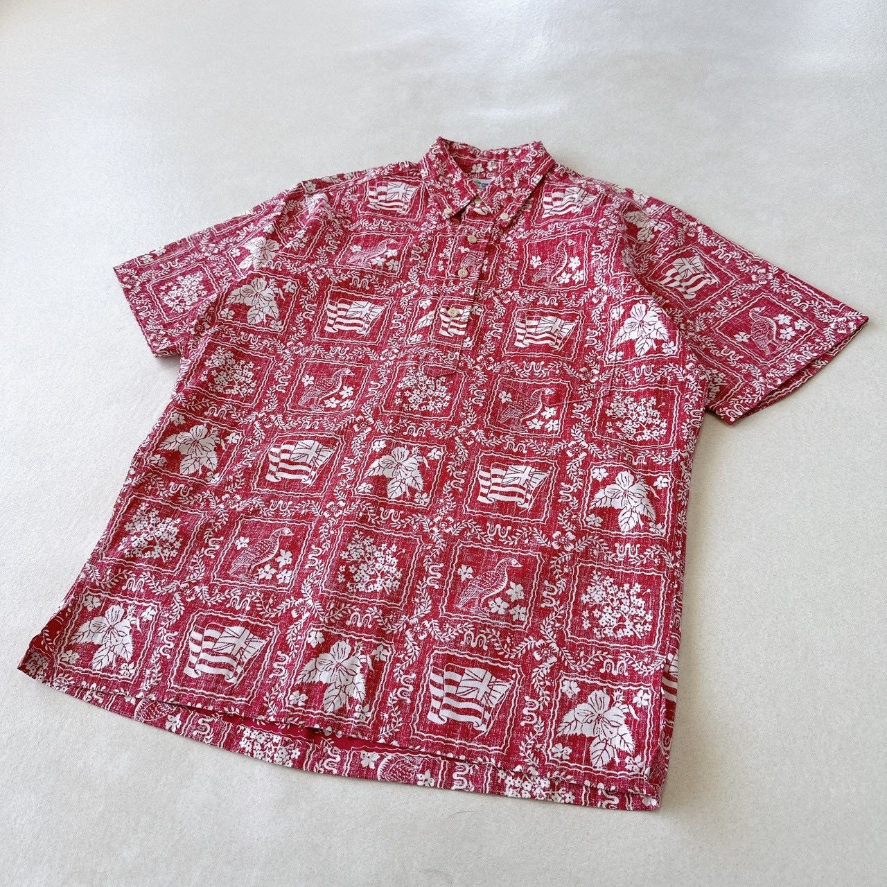 90s USA製 reyn spooner レインスプーナー ラハイナセーラー 水着タグ