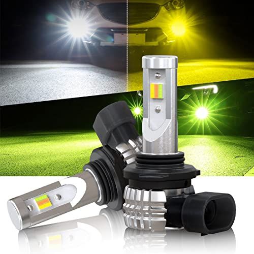 【超爆光モデル】hb4 led フォグ 3色切り替え hb3 led フォグランプ 爆光 3色 ホワイト/黄色/ライムグリーン 車検対応 ファンレス 角度調整 DC12V カラーチェンジ ホワイト/イエロー/レモンイエロー車用LEDバルブ 2 c97de8ad