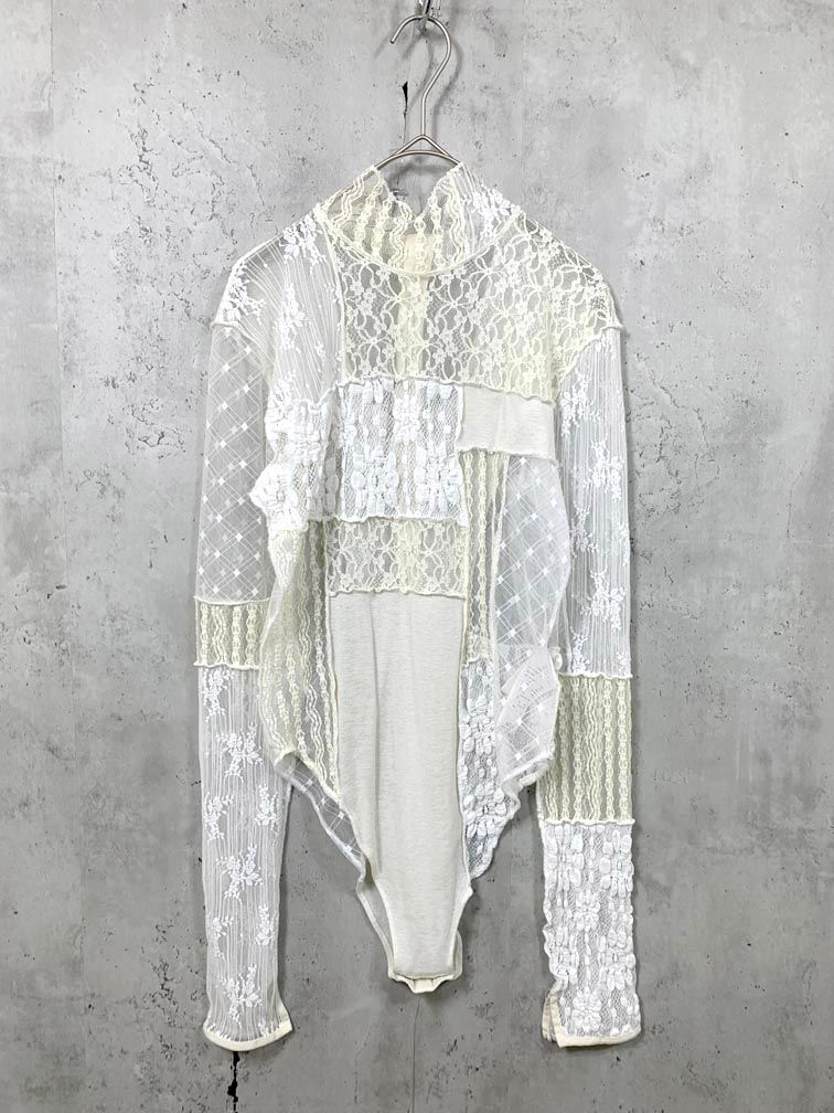 PRANK PROJECT プランクプロジェクト Collage Lace Bodysuit