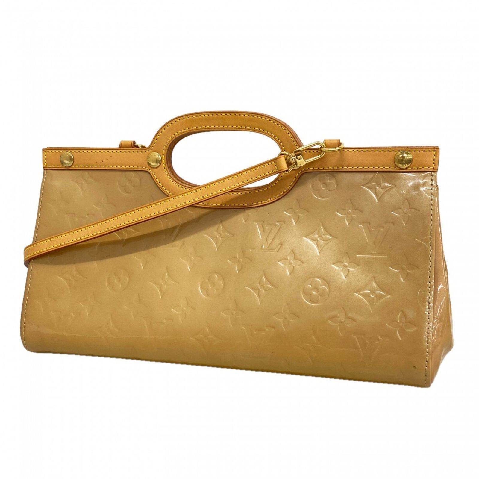 ルイ・ヴィトン(Louis Vuitton) ルイ・ヴィトン ハンドバッグ ヴェルニ ロクスバリードライブ M91372 ノワゼットレディース