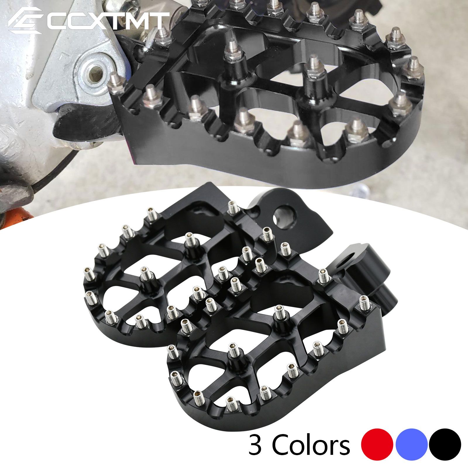 ヤマハ WR250F/WR450F/YZ125/YZ250 フットレストペダル CNC製
