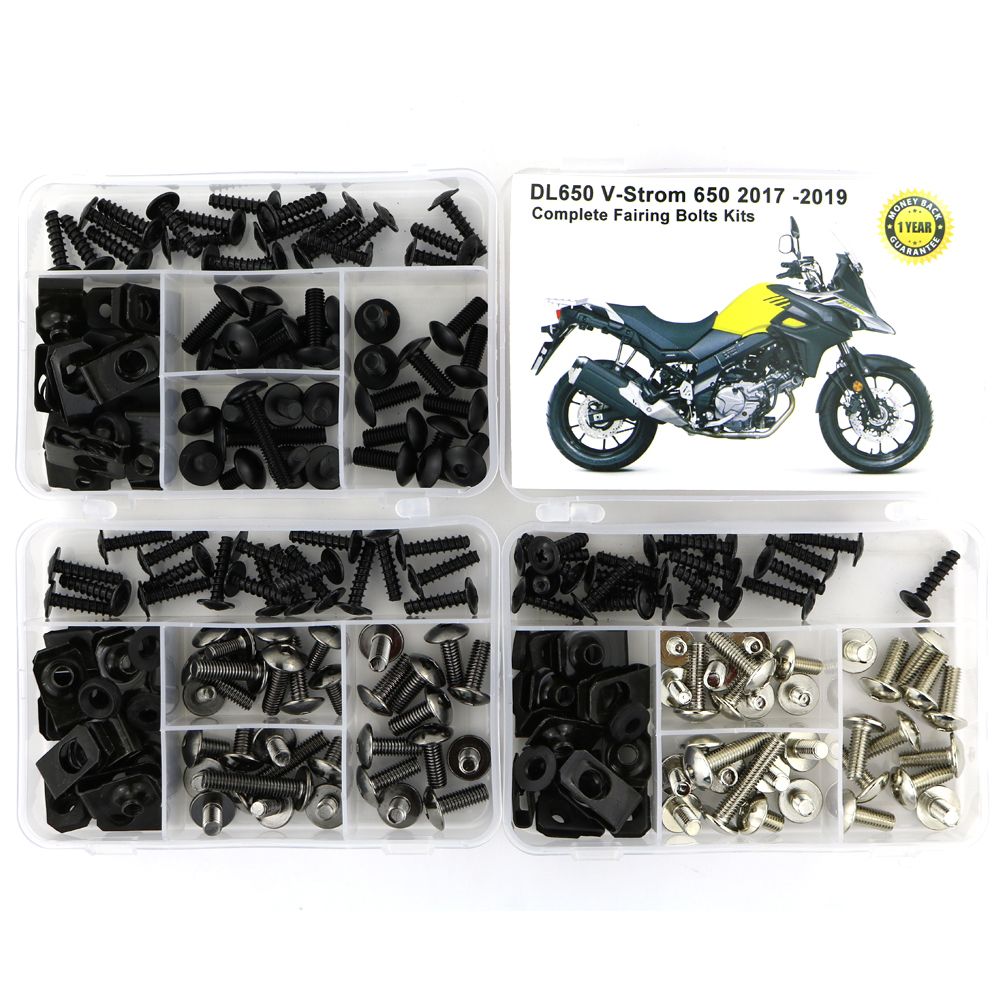 Suzuki DL650 V-Strom 2017-2024 用 完全フェアリングボルトキット