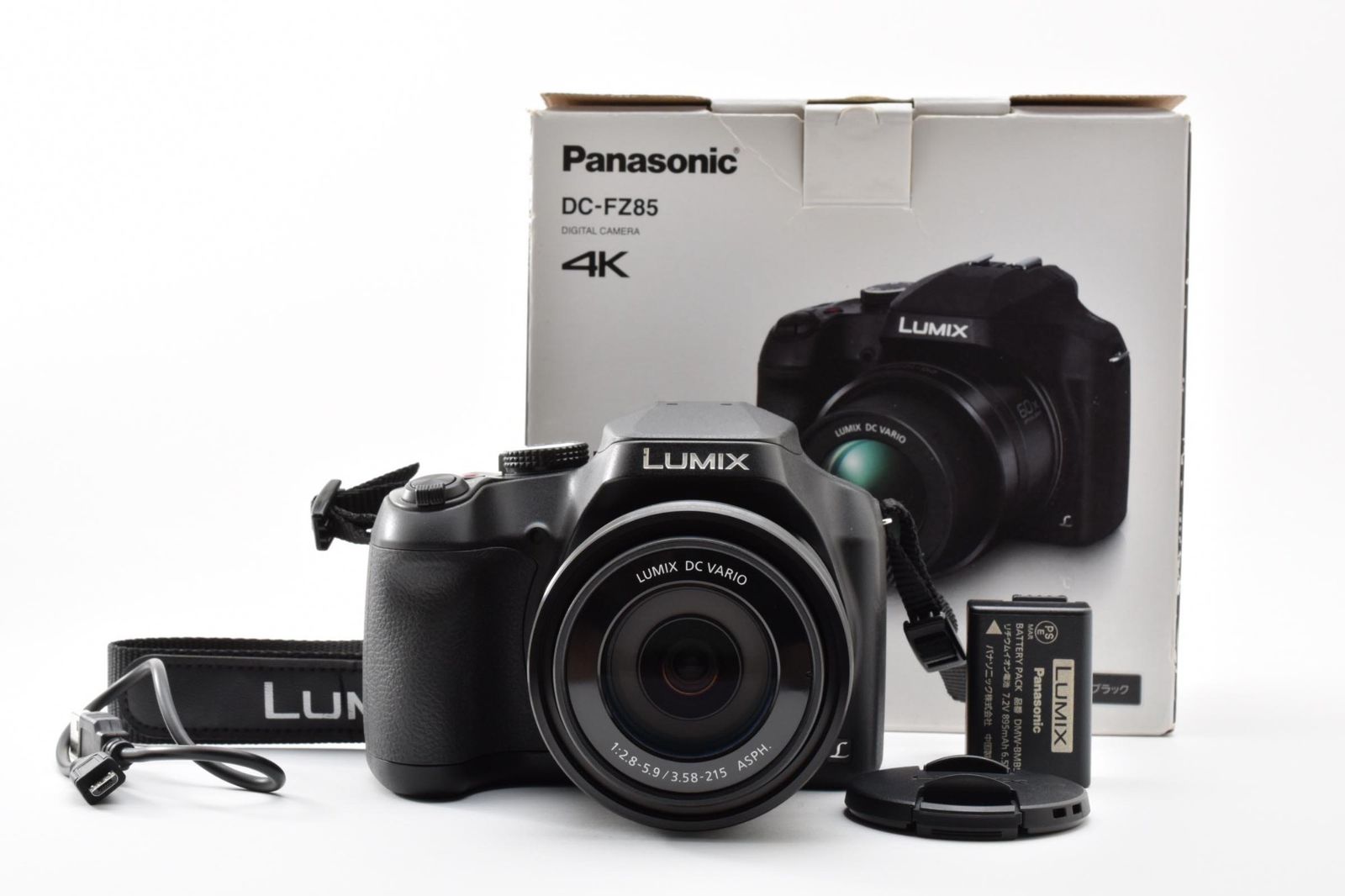 【箱付 美品】 パナソニック Panasonic DC-FZ85 実用光学美品 箱あり Panasonic パナソニック LUMIX DC-FZ85