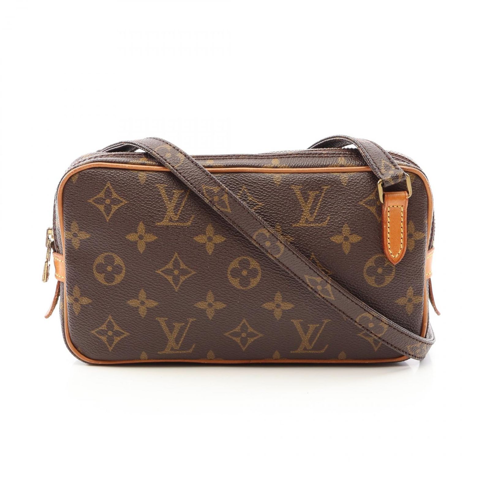 ルイ・ヴィトン LOUIS VUITTON ショルダーバッグ マルリーバンドリエール モノグラム M51828 PVCコーティングキャンバス レザー ポシェット・マルリーバンドリエール