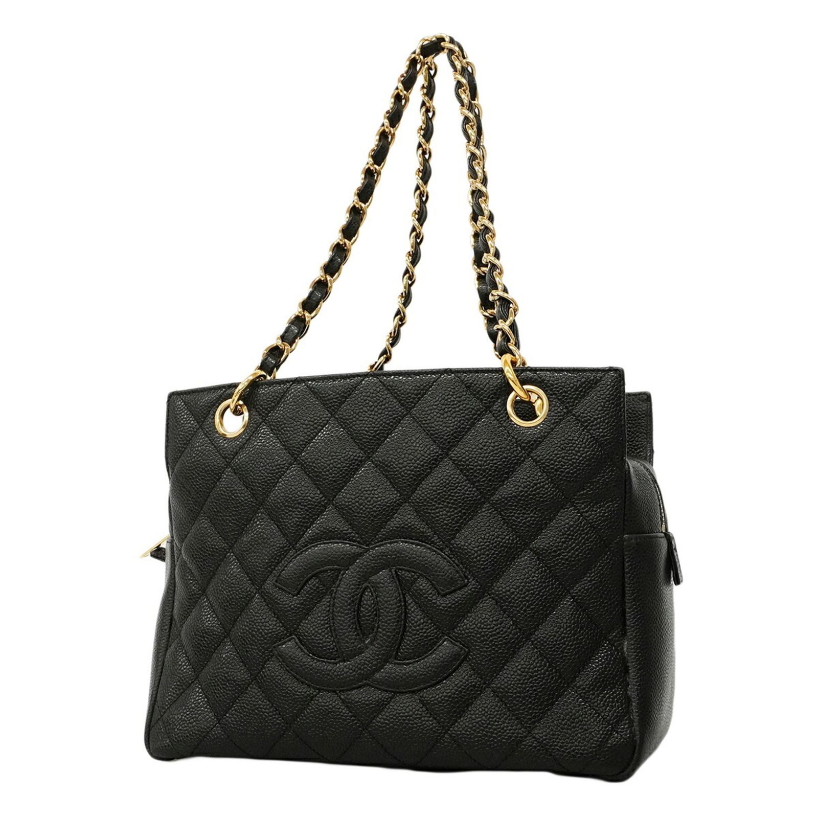 シャネル(Chanel) シャネル ショルダーバッグ マトラッセ チェーンショルダー キャビアスキン ブラック レディース 210,514円