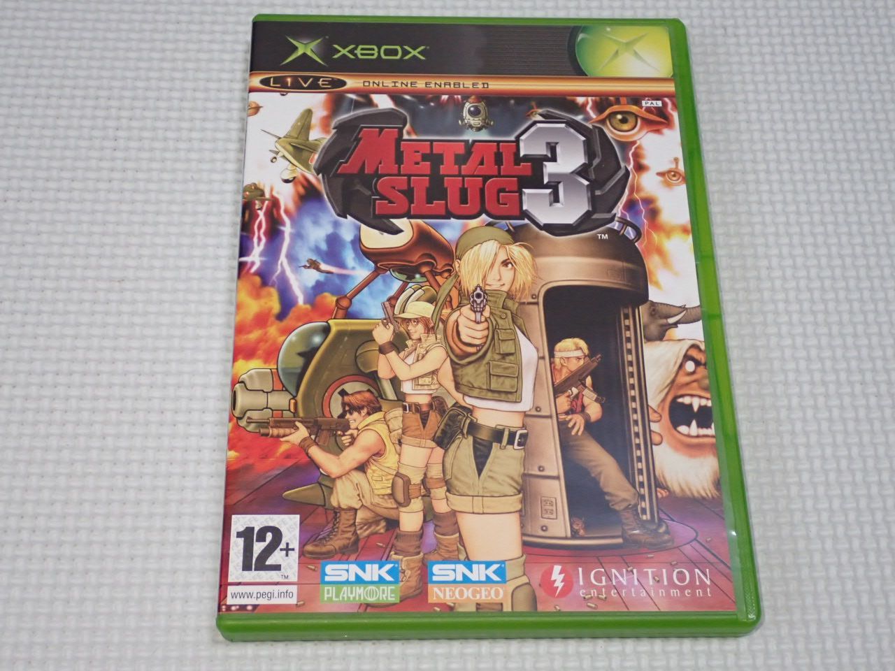 xbox★L SLUG 3 海外版 EU版★箱付・説明書付・ソフト付★動作確認済 xbox☆METAL SLUG 3 海外版 EU版☆箱付・説明書付・ソフト付☆動作確認