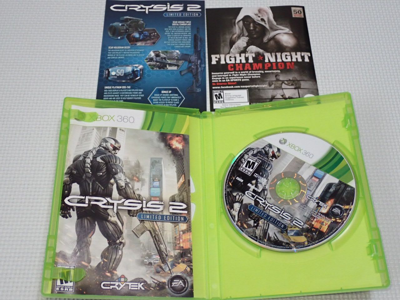 xbox360☆CRYSIS 2 LIMITED EDITION 海外版 北米版☆箱付・説明書付