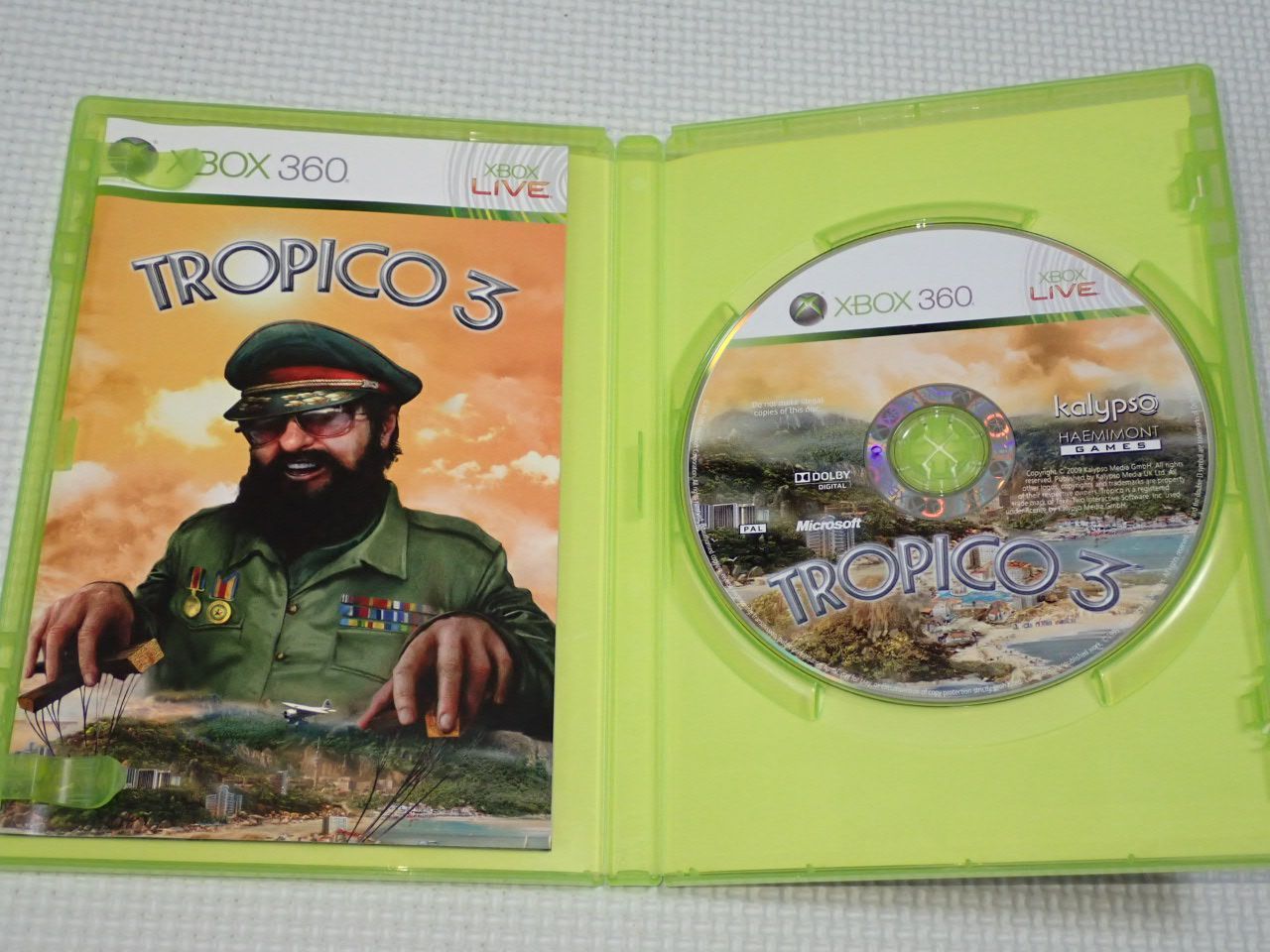 xbox360☆TROPICO 3 海外版 EU版 PAL☆箱付・説明書付・ソフト付☆動作