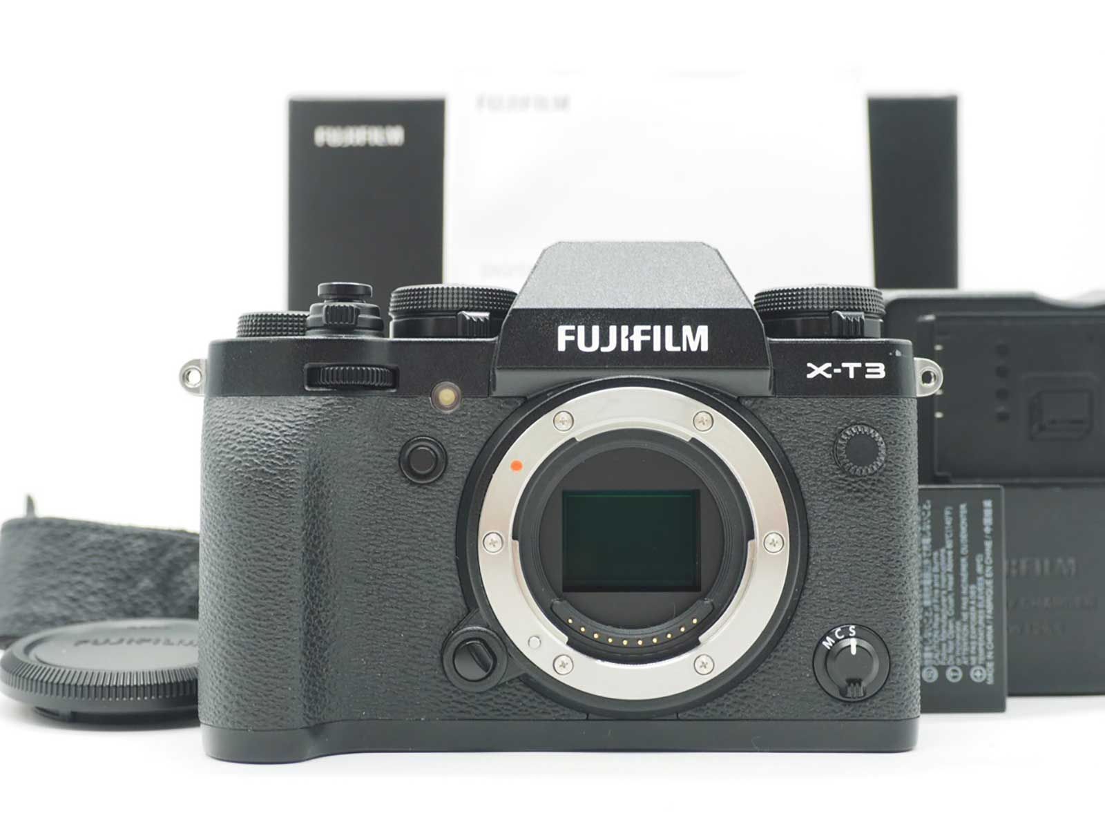 富士フィルム Fujifilm Fuji X-T3 26.1MP Digital Camera Black 3 Shots 元箱 [美品] #Z6626A