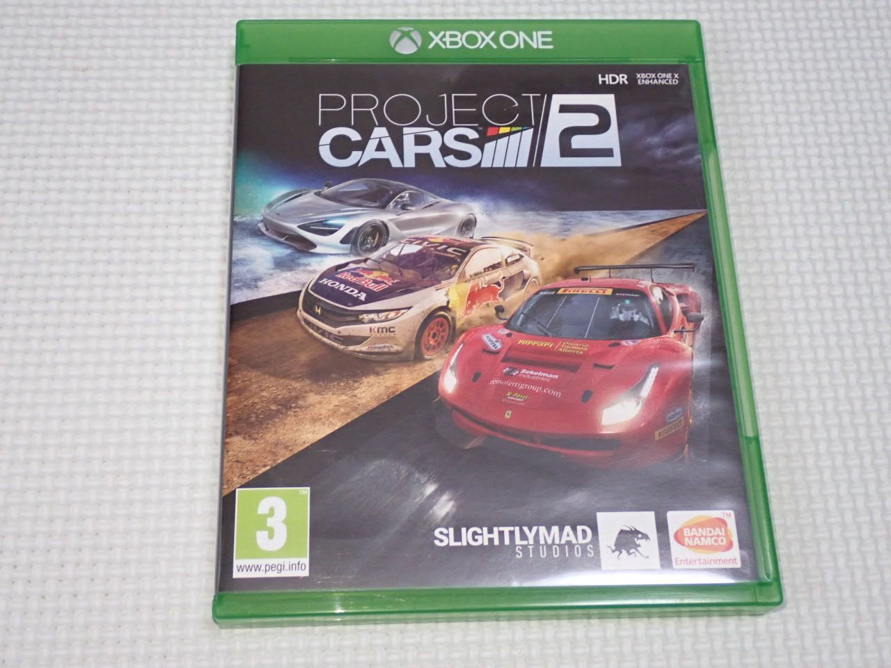 XBOX ONE☆PROJECT CARS 2 海外版 EU版☆箱付・ソフト付☆動作確認済