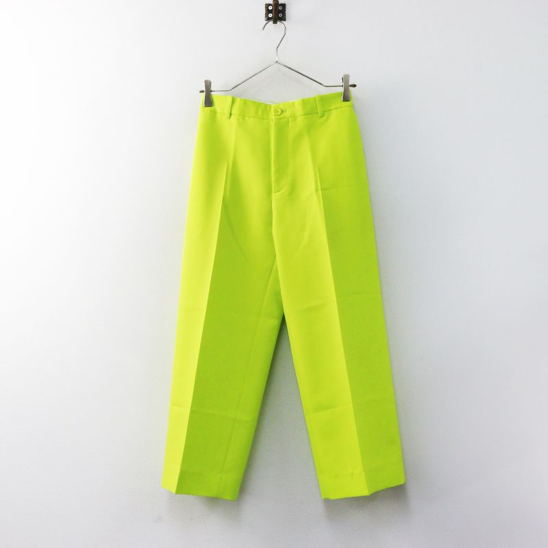 2019年 ジャパン流通品 バレンシアガ BALENCIAGA┃センタープレス 半端丈ベーシックパンツ 34 イエロー■【2400015077291】