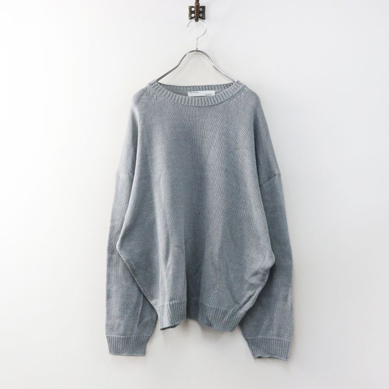 2024SS アパルトモン L'Appartement GENTLEMAN KNIT□ブルーグレー