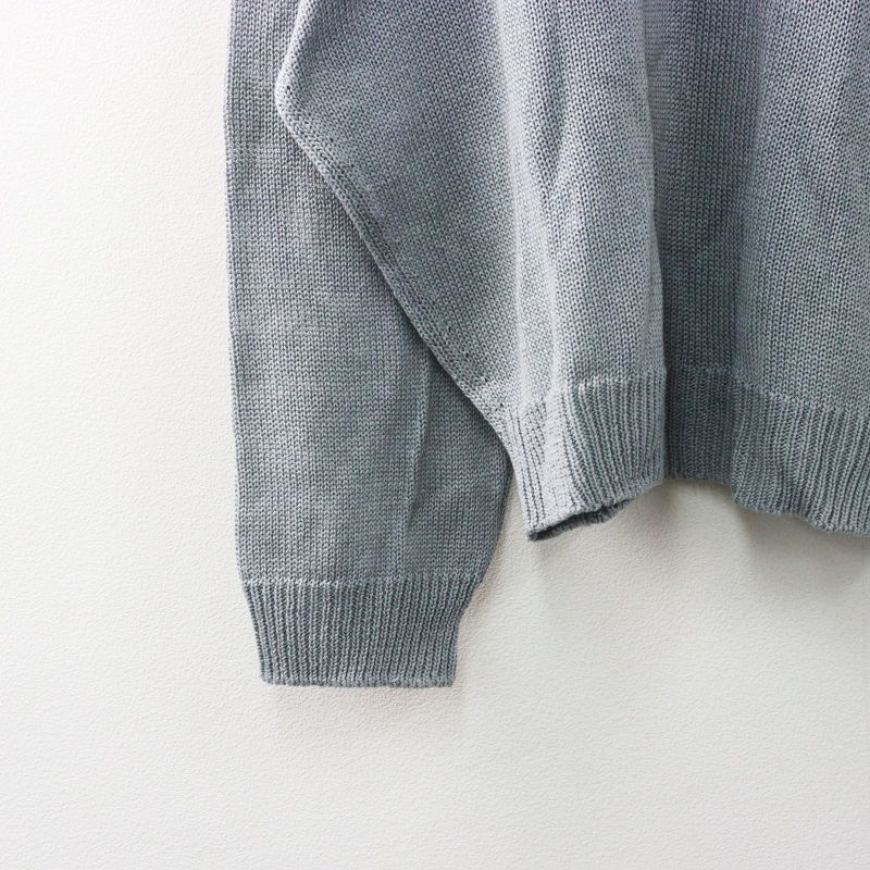 2024SS アパルトモン L'Appartement GENTLEMAN KNIT□ブルーグレー