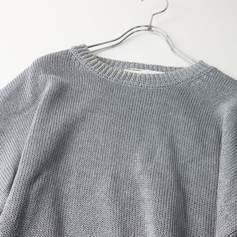 2024SS アパルトモン L'Appartement GENTLEMAN KNIT□ブルーグレー