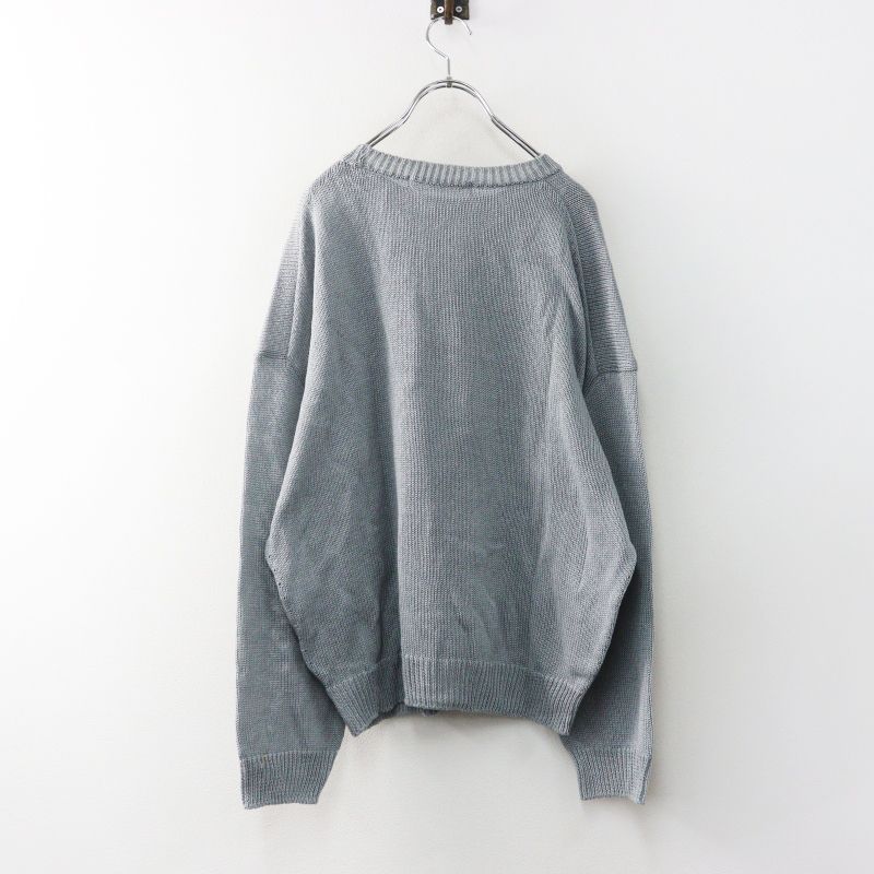 2024SS アパルトモン L'Appartement GENTLEMAN KNIT□ブルーグレー