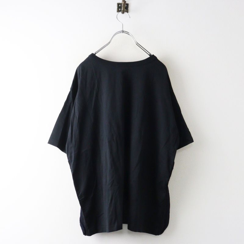 2023SS ビアズリー BEARDSLEY かぎ針サイドスリットTシャツ F