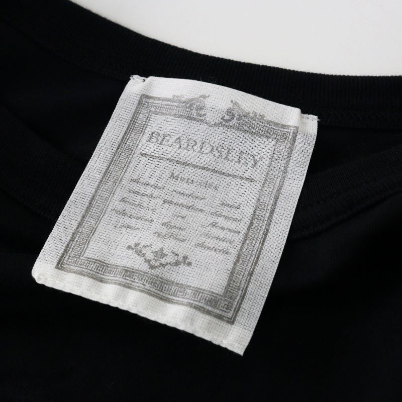 2023SS ビアズリー BEARDSLEY かぎ針サイドスリットTシャツ F