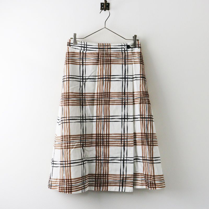 美品 2023SS マーガレットハウエル MARGARET HOWELL PAINTED CHECK