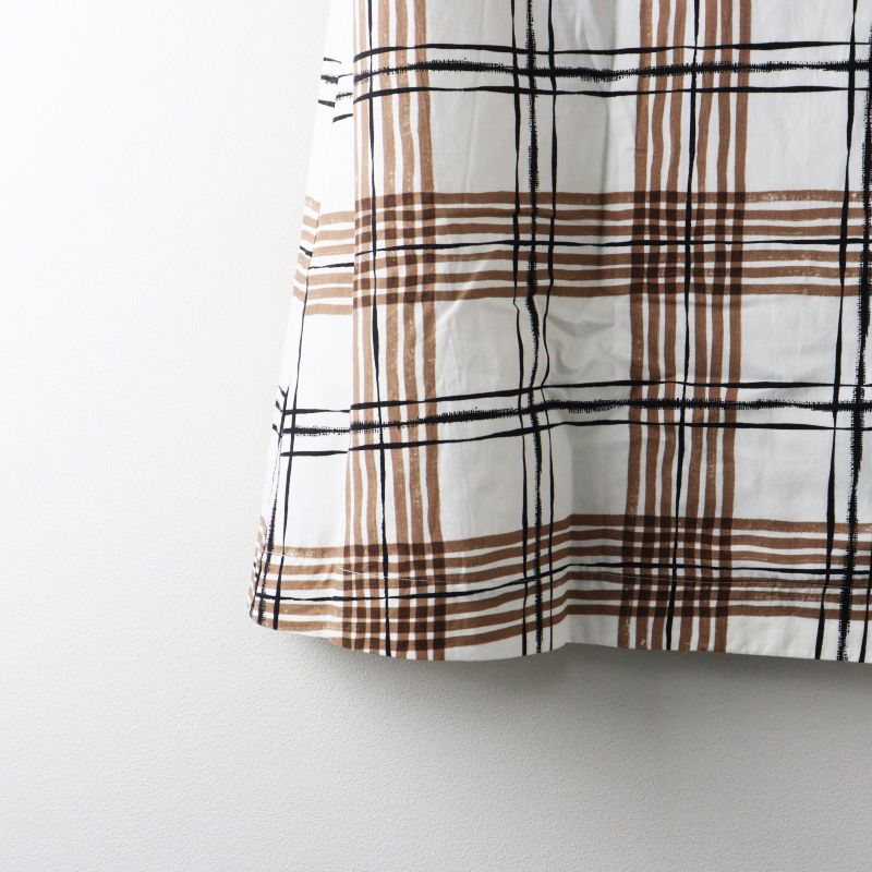 美品 2023SS マーガレットハウエル MARGARET HOWELL PAINTED CHECK