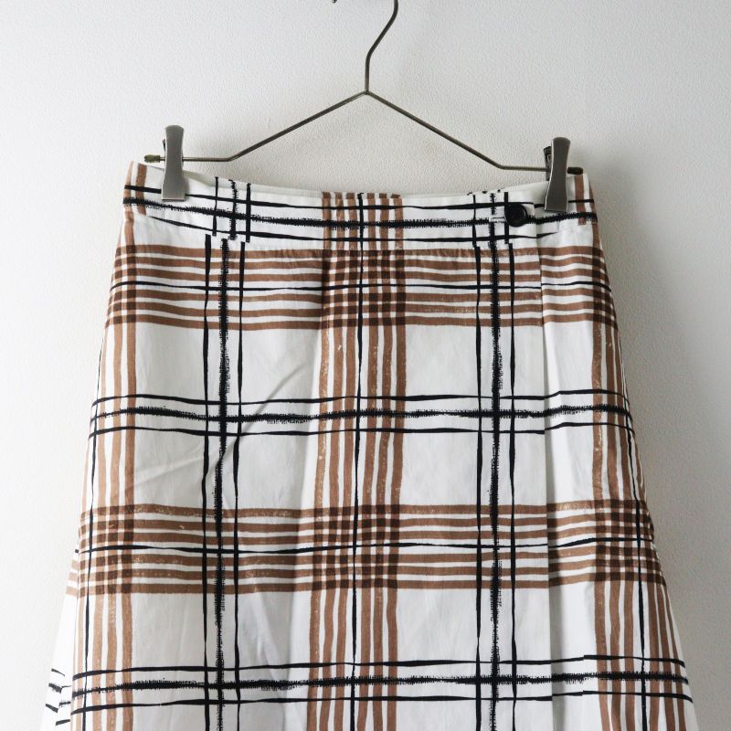 美品 2023SS マーガレットハウエル MARGARET HOWELL PAINTED CHECK