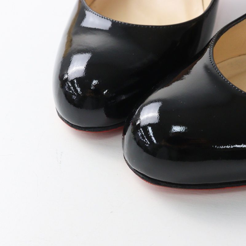 クリスチャンルブタン Christian Louboutin ラウンドトゥ パテント