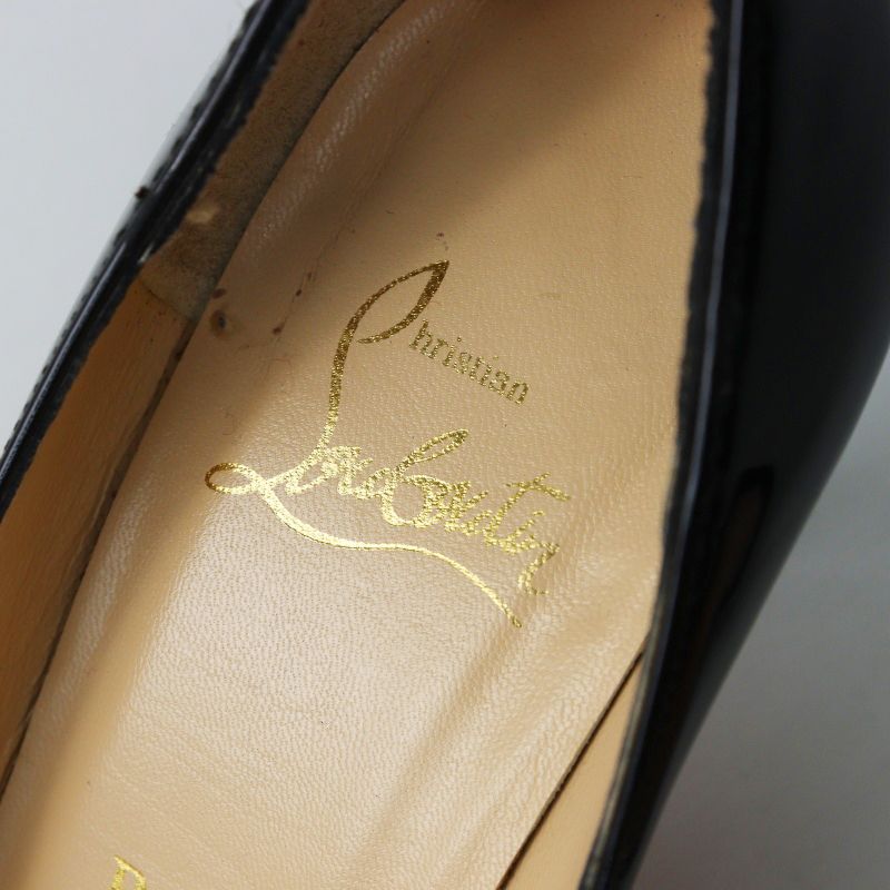 クリスチャンルブタン Christian Louboutin ラウンドトゥ パテント