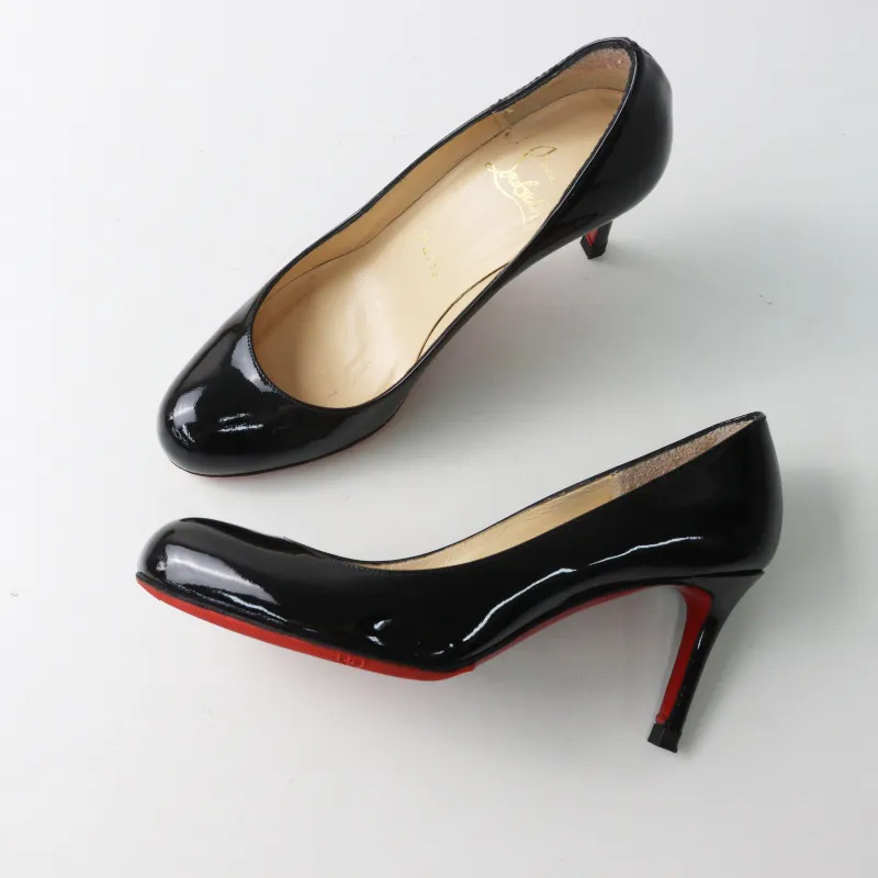 クリスチャンルブタン Christian Louboutin ラウンドトゥ パテント