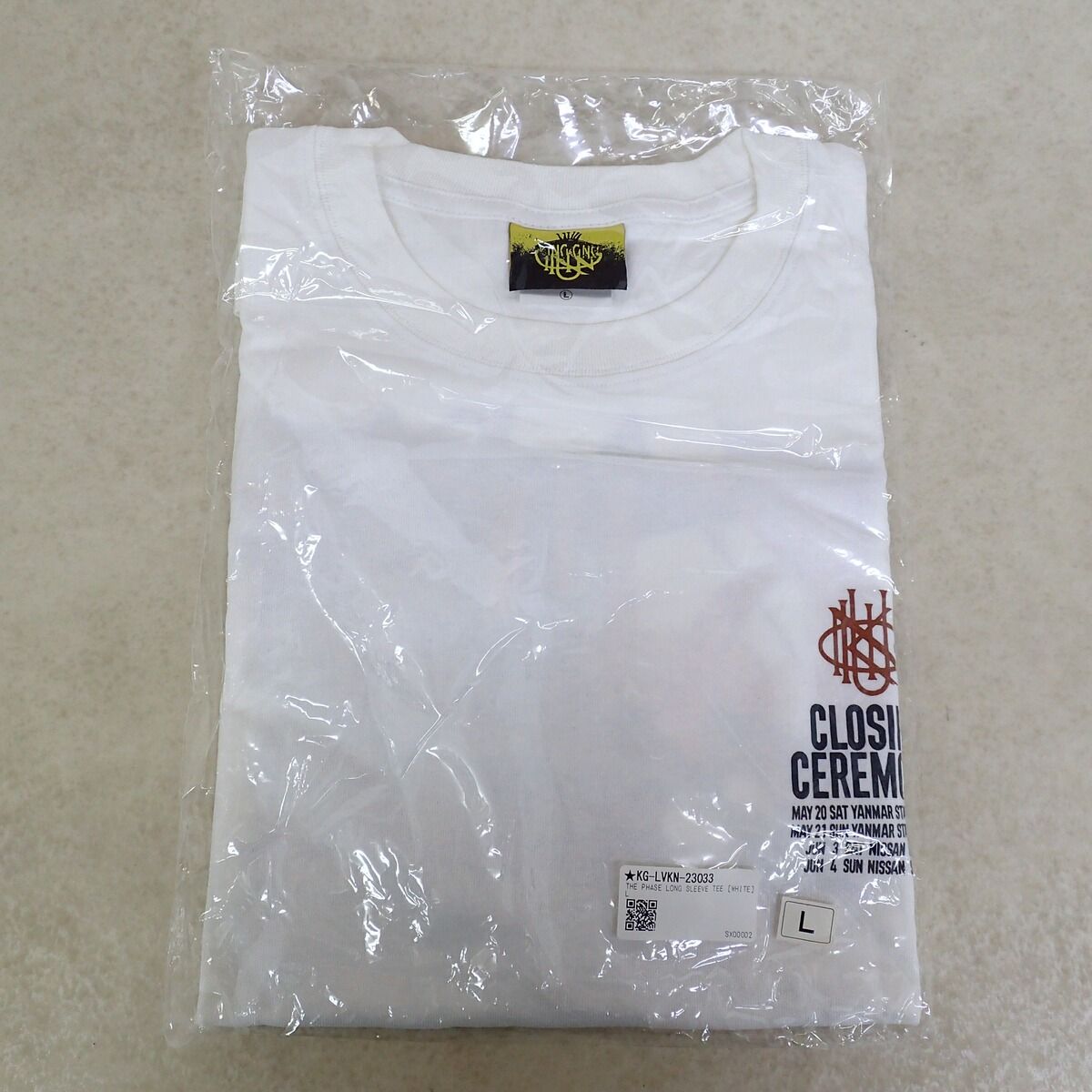 未開封 King Gnu Tシャツ CLOSING CEREMONY Lサイズ 白【IO - メルカリ