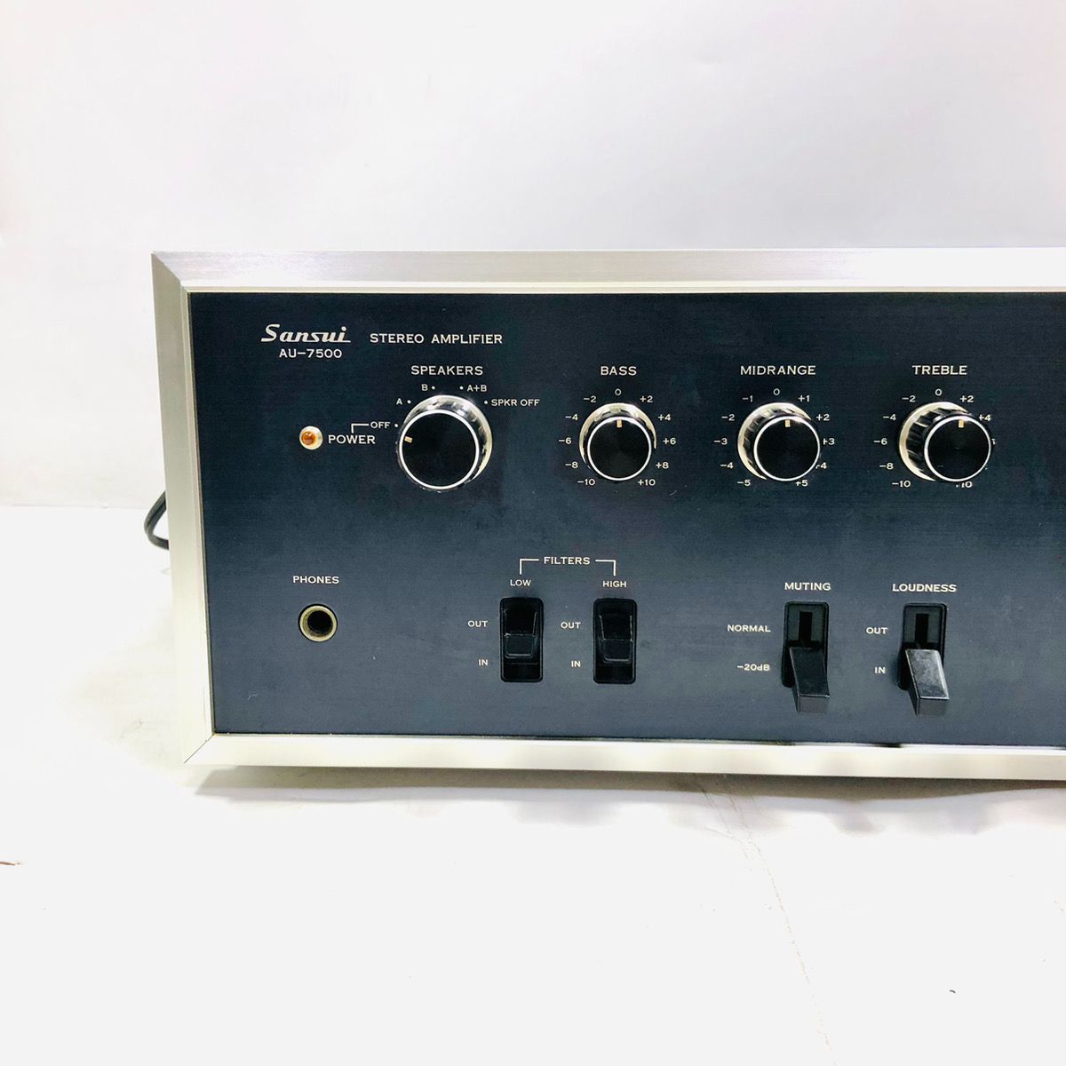 ⭐️動作OK! SANSUI プリメインアンプ　AU-7500 SANSUI サンスイ AU-7500 プリメイアンプ - メルカリ