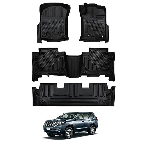PANICO 新型 トヨタ ランドクルーザー プラド 150系 7人乗り フロアマット車種専用 TOYOTA PRADO 3D立体カーマット 防水マット TPE材質 保護マット 耐汚れ 耐摩擦 内装 カスタムパーツ インテリア アクセサリー e4586c7e