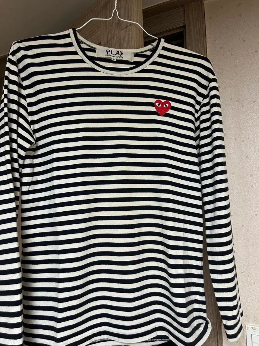 コム・デ・ギャルソン PLAY ストライプ 長袖Tシャツ