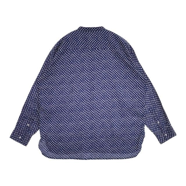 ARMEN CAMBRIC SMALL FLOWER PRINT コットン インド製 バンドカラー