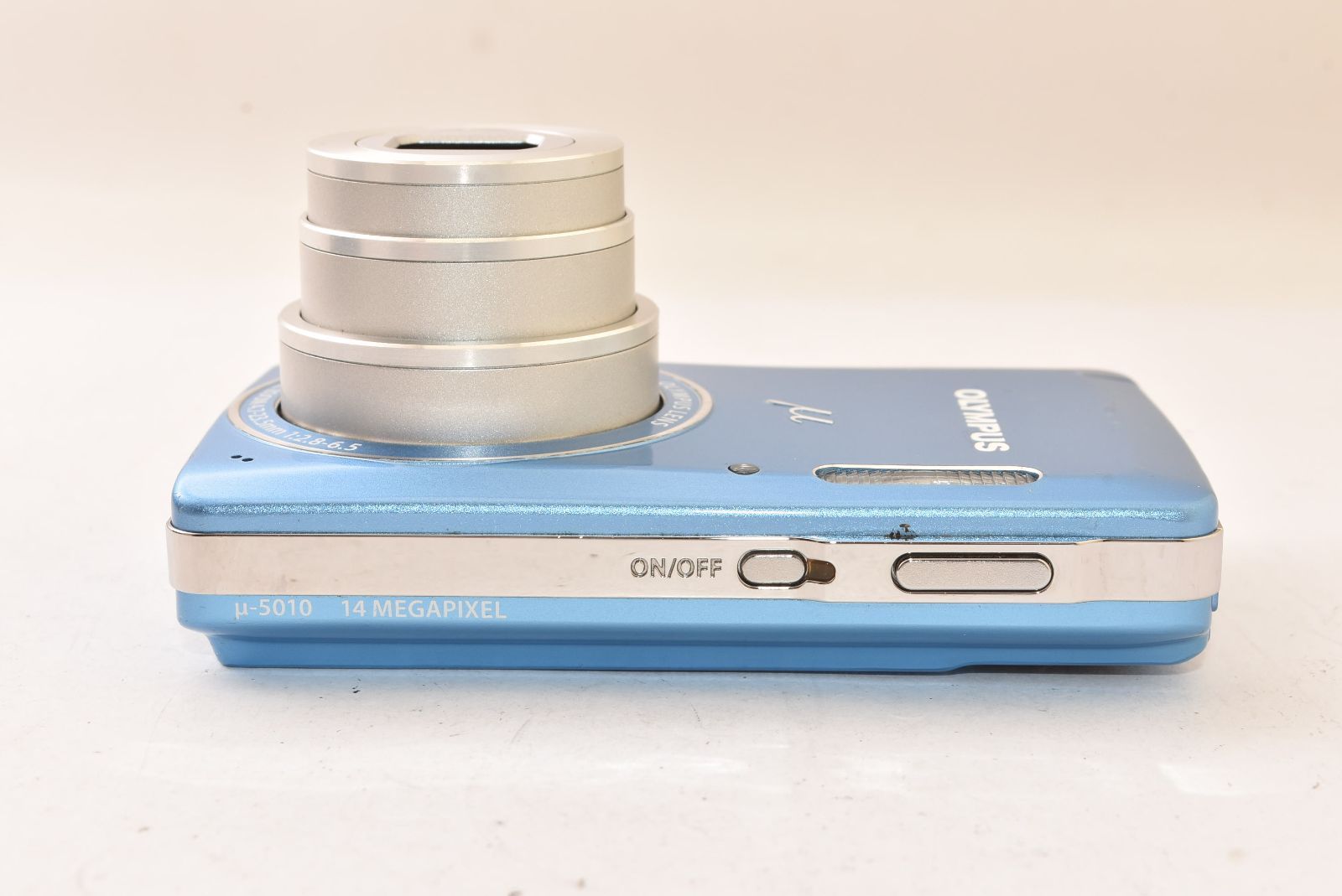 ☆ジャンク品☆ OLYMPUS オリンパス μ-5010 ライトブルー コンパクト